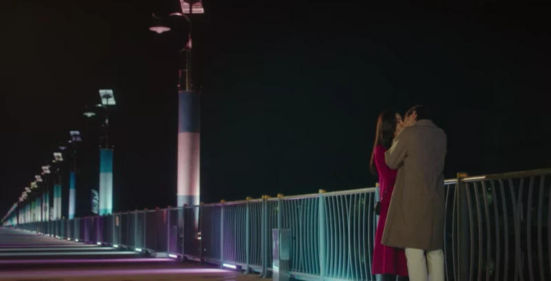 Chungju Tangeum Lake Rainbow Road Drama scene