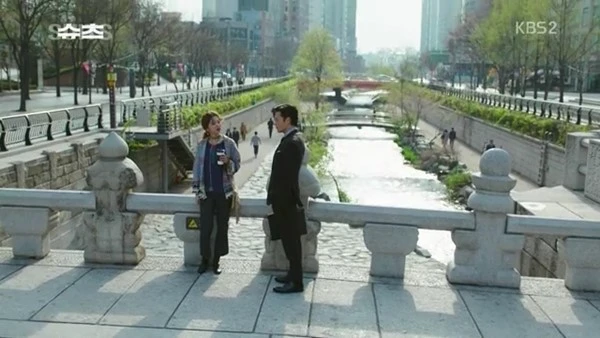 청계천 드라마씬